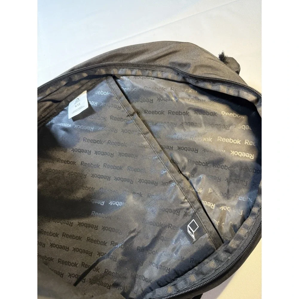 Reebok Maise Backpack Bookbag Black & Rose Gold Laptop Compartment‎ Pockets